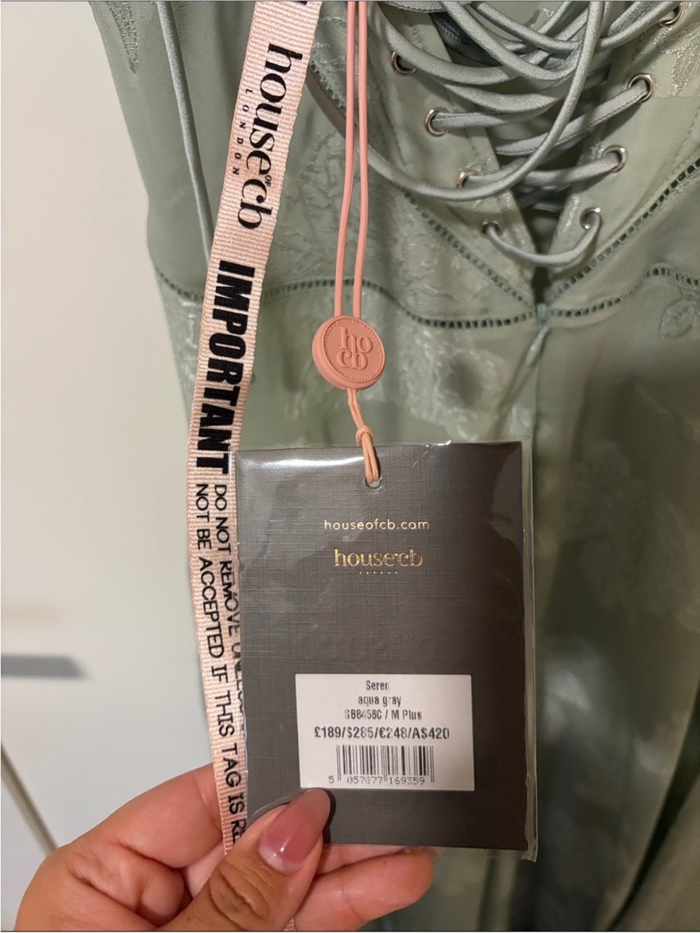 House of CB Seren Dress! Medium, Bigger Cup. New with Tags and Security Ribbon!! - Picture 2 of 12